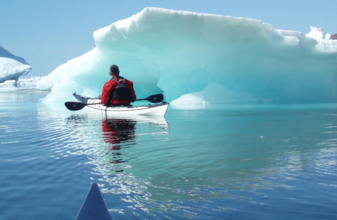 kayak et canoë au Groenland